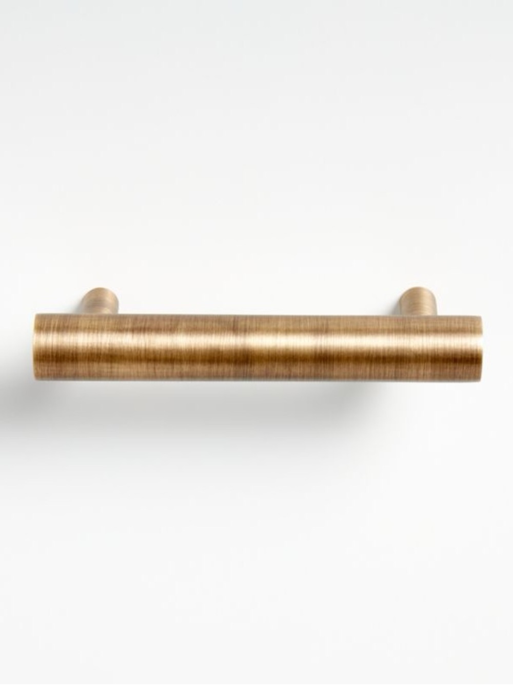 Round 3” Antique Brass Bar Pull